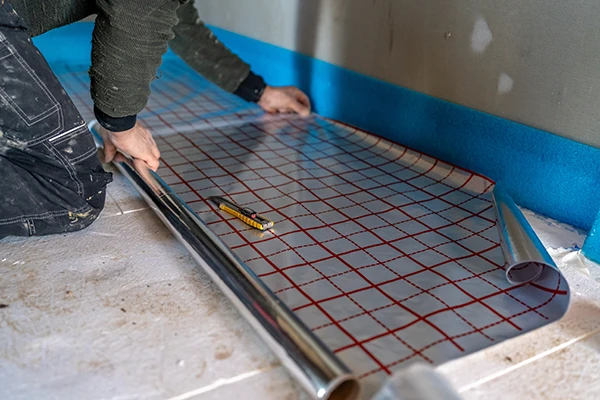 Isolation thermique d'un plancher bas