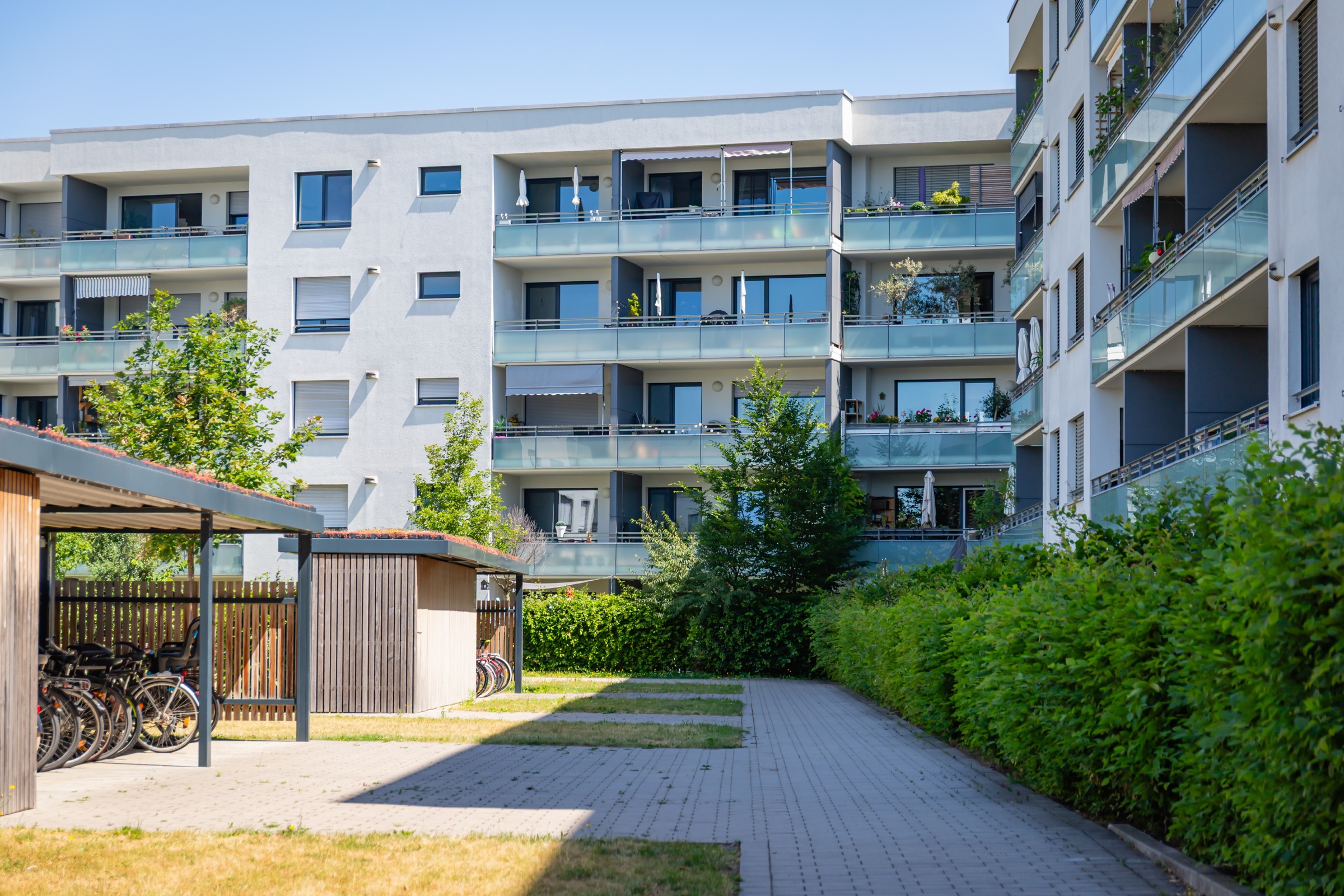 Résidence collective illustrant les copropriétés pouvant bénéficier de la Prime CEE